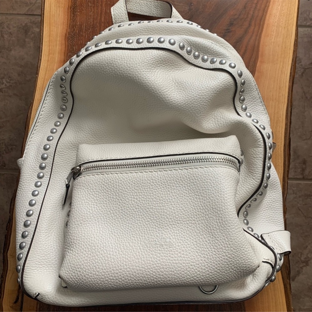 Coach Cream Leather studded backpack (with all original packaging) - Picture 4 of 11